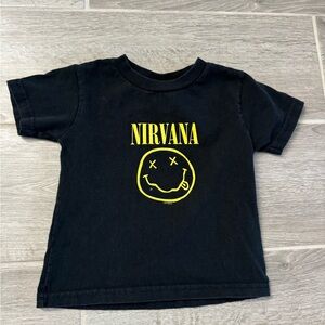 Nirvana Black Kids T-Shirt